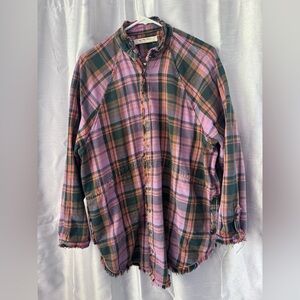 We The Free Oversized Plaid Shirt Jacket